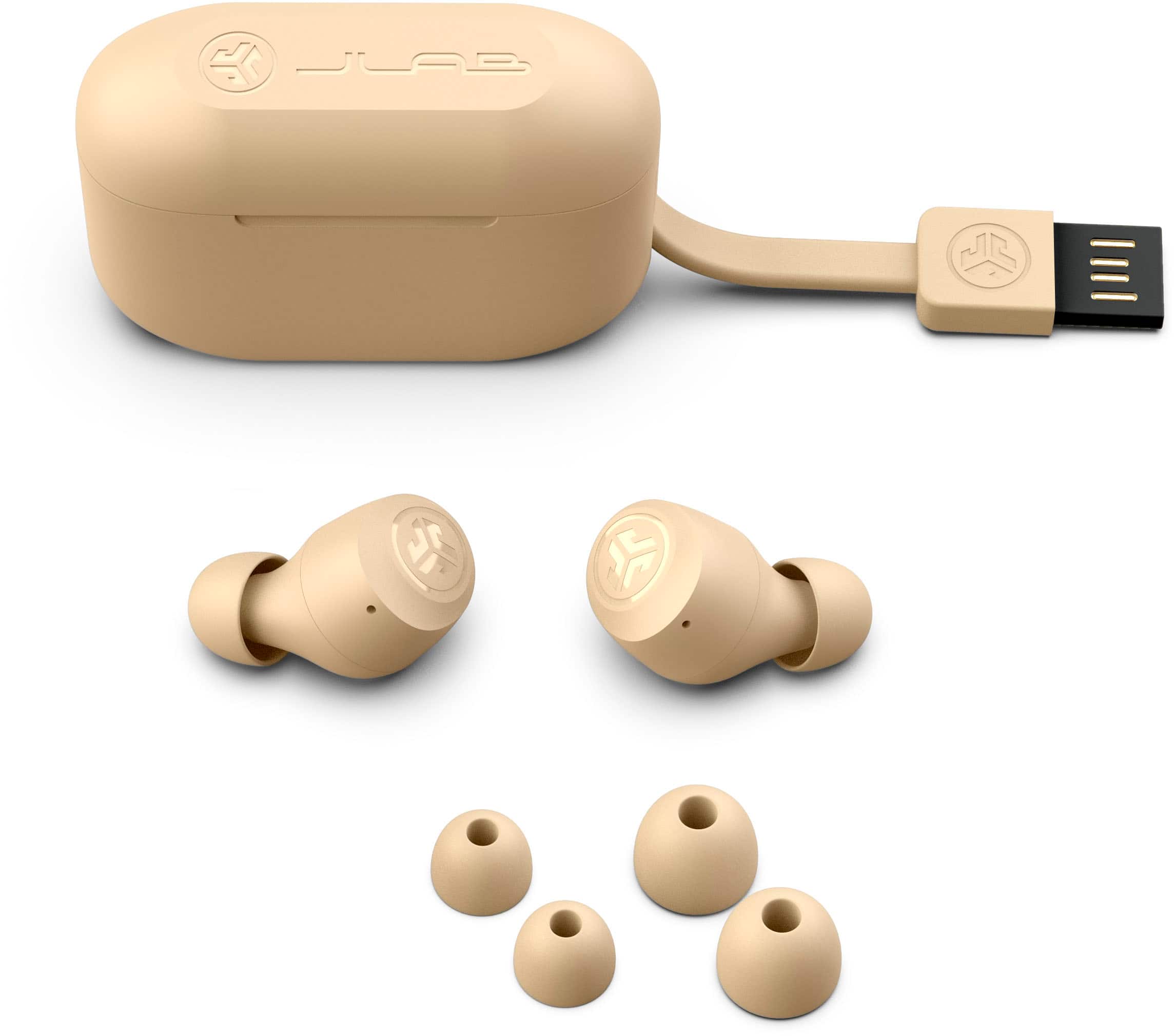 Alt View 12. JLab - GO Air Tones True Wireless Earbuds - Pantone 155 N.