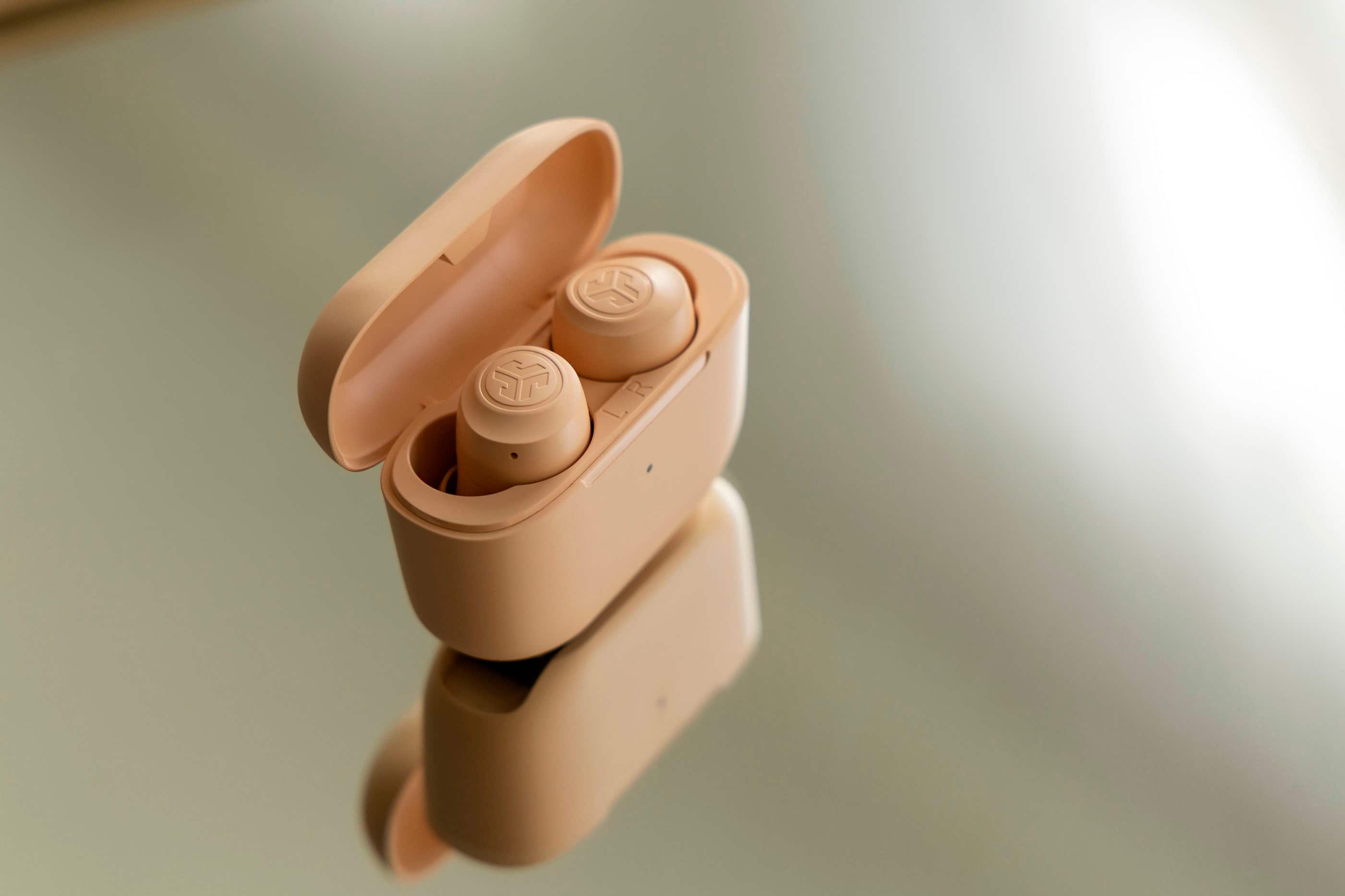 Alt View 15. JLab - GO Air Tones True Wireless Earbuds - Pantone 155 N.