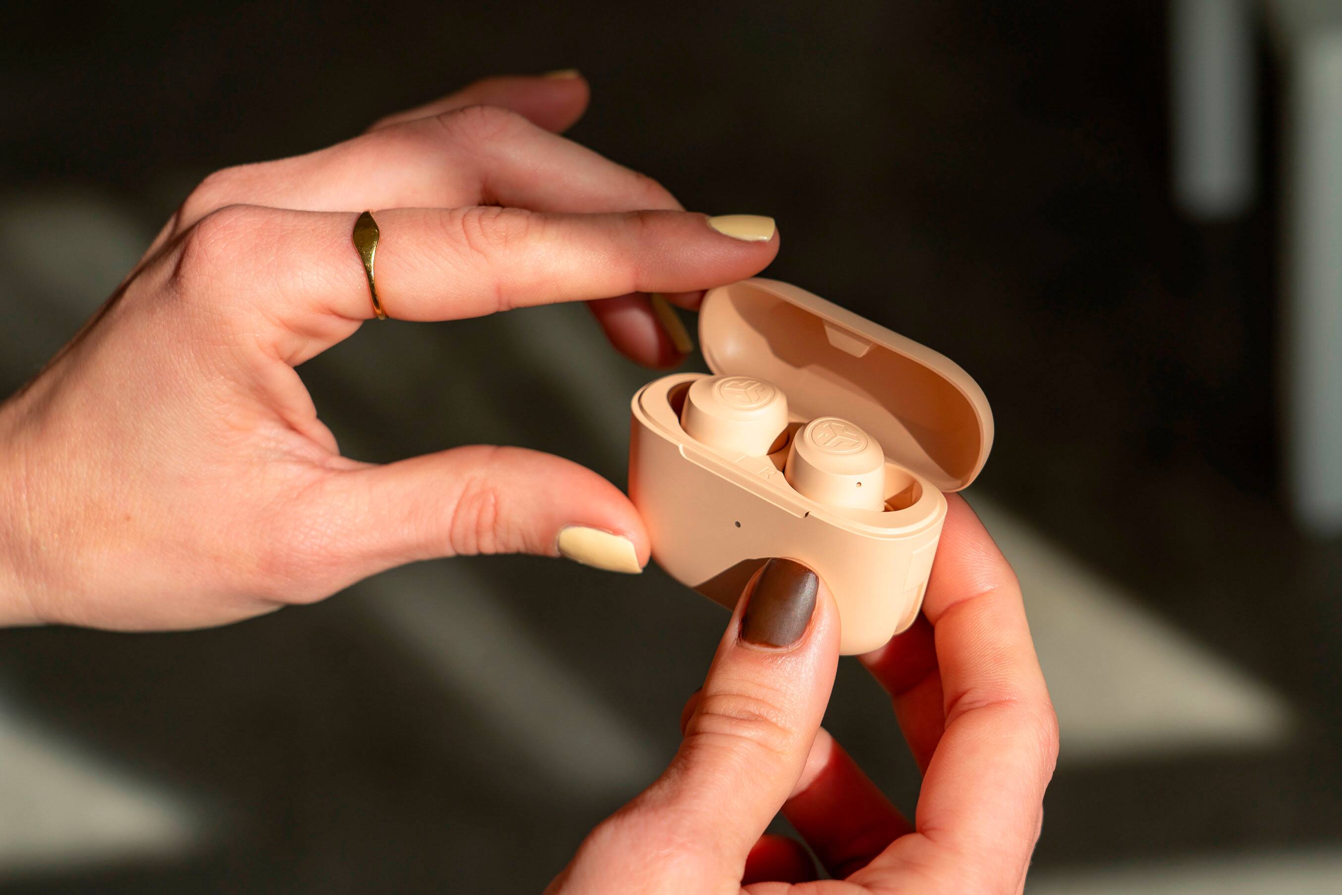 Alt View 16. JLab - GO Air Tones True Wireless Earbuds - Pantone 155 N.