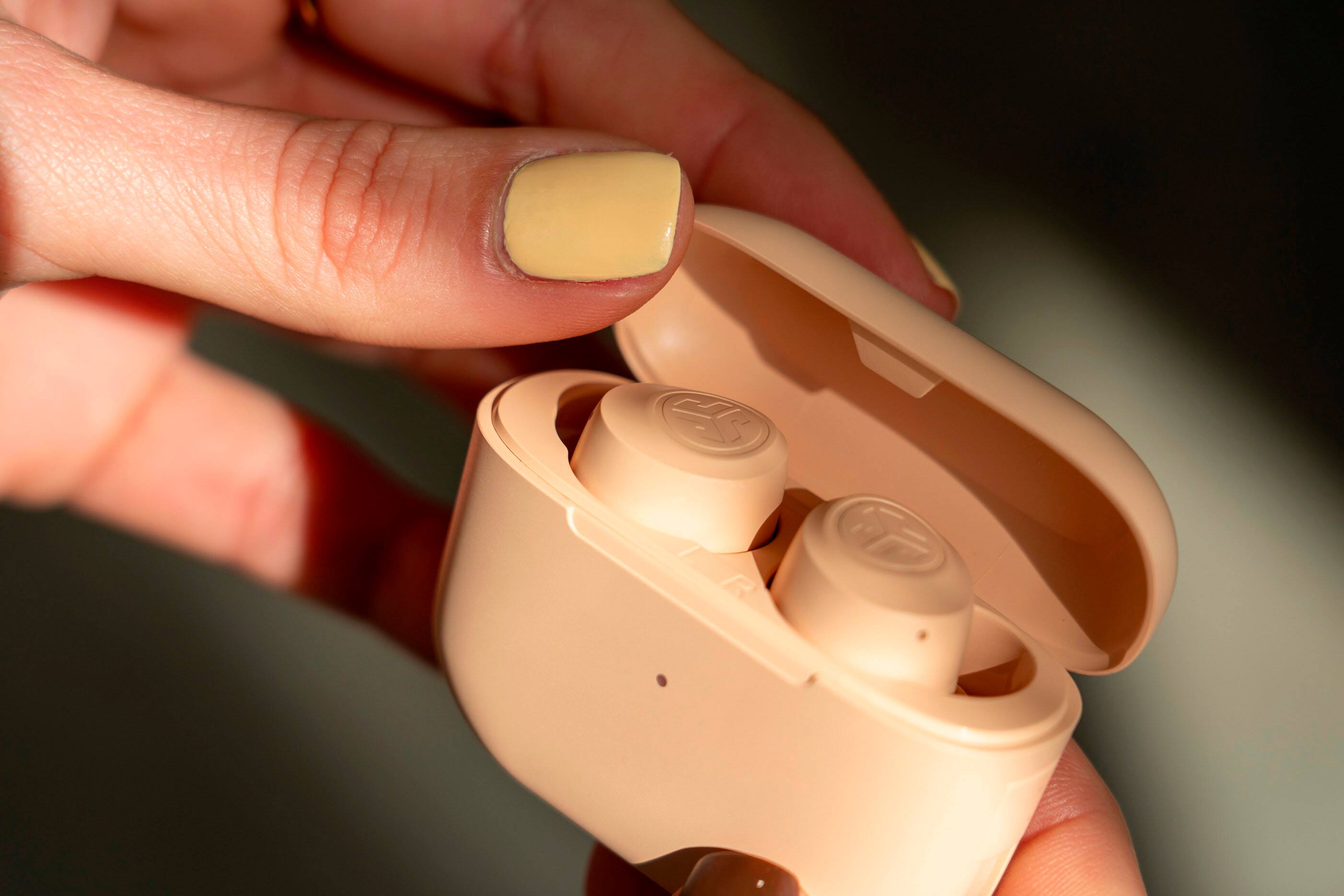 Alt View 17. JLab - GO Air Tones True Wireless Earbuds - Pantone 155 N.