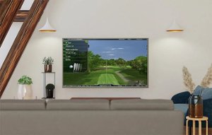 OptiShot - OptiShot2 Infared Golf Simulator - Green - Front_Zoom