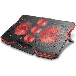 ENHANCE - Cryopgen 2 Gaming Adjustable Laptop Cooling Stand -Adjustable Height - Red