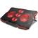 Front. ENHANCE - Cryopgen 2 Gaming Adjustable Laptop Cooling Stand -Adjustable Height - Red.