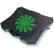 Front. ENHANCE - Cryogen 5 Gaming Laptop Cooling Pad - Adjustable Height - Green.