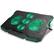 Front. ENHANCE - Cryopgen 2 Gaming Adjustable Laptop Cooling Stand -Adjustable Height - Green.