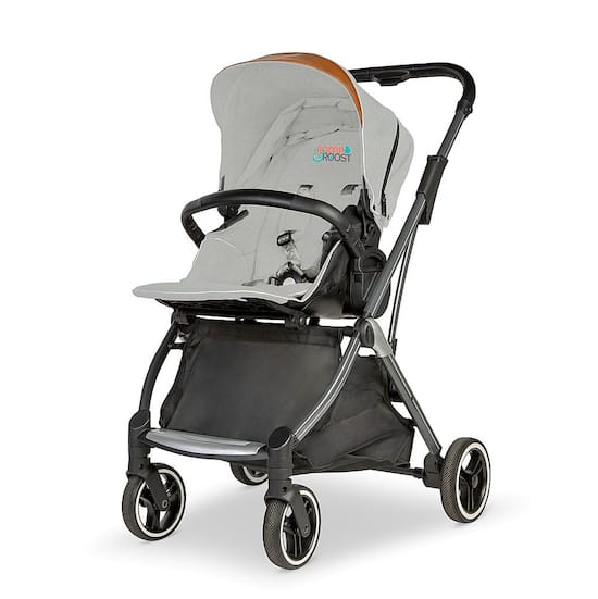 Romp Roost LUXE Flight Single or Double Stroller including the Hatch 3 in 1 Bassinet Grey Black RRLFLIGHT Best Buy