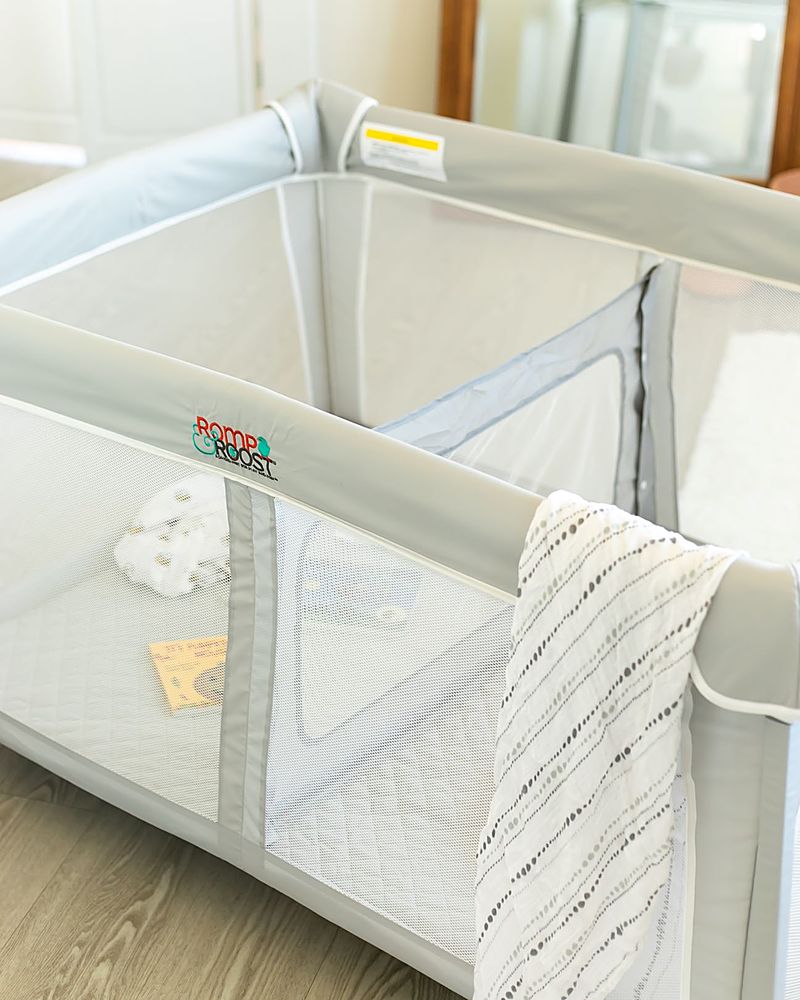 Crib separator clearance for twins