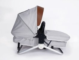 Romp & Roost - LUXE Hatch 3-in-1 Travel Bassinet and Lounger - Front_Zoom