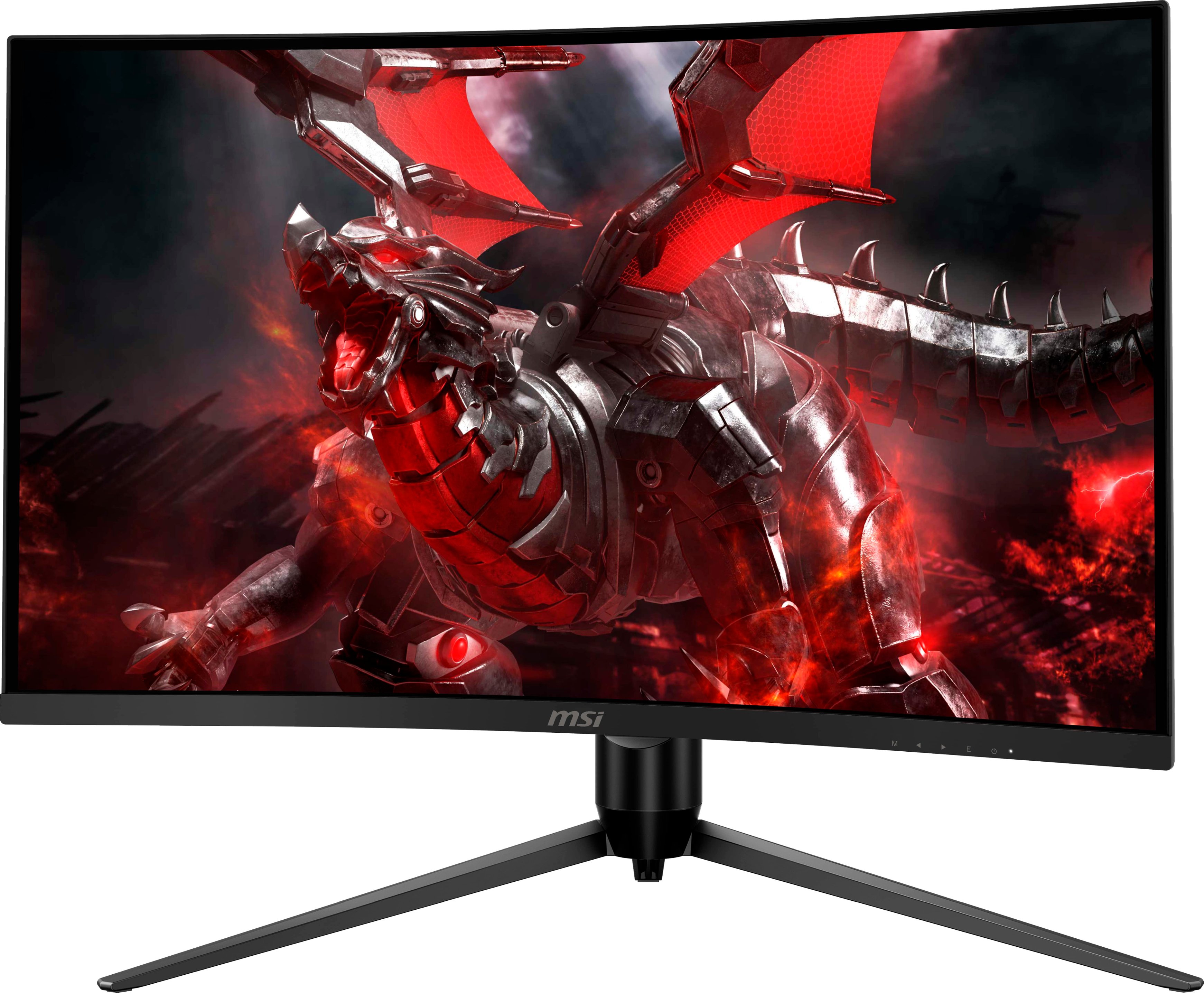 Zoom in on Left Zoom. MSI - Optix 27" LED Curved FHD FreeSync Monitor with Height, Tilt, Swivel (DisplayPort, HDMI) - Black.