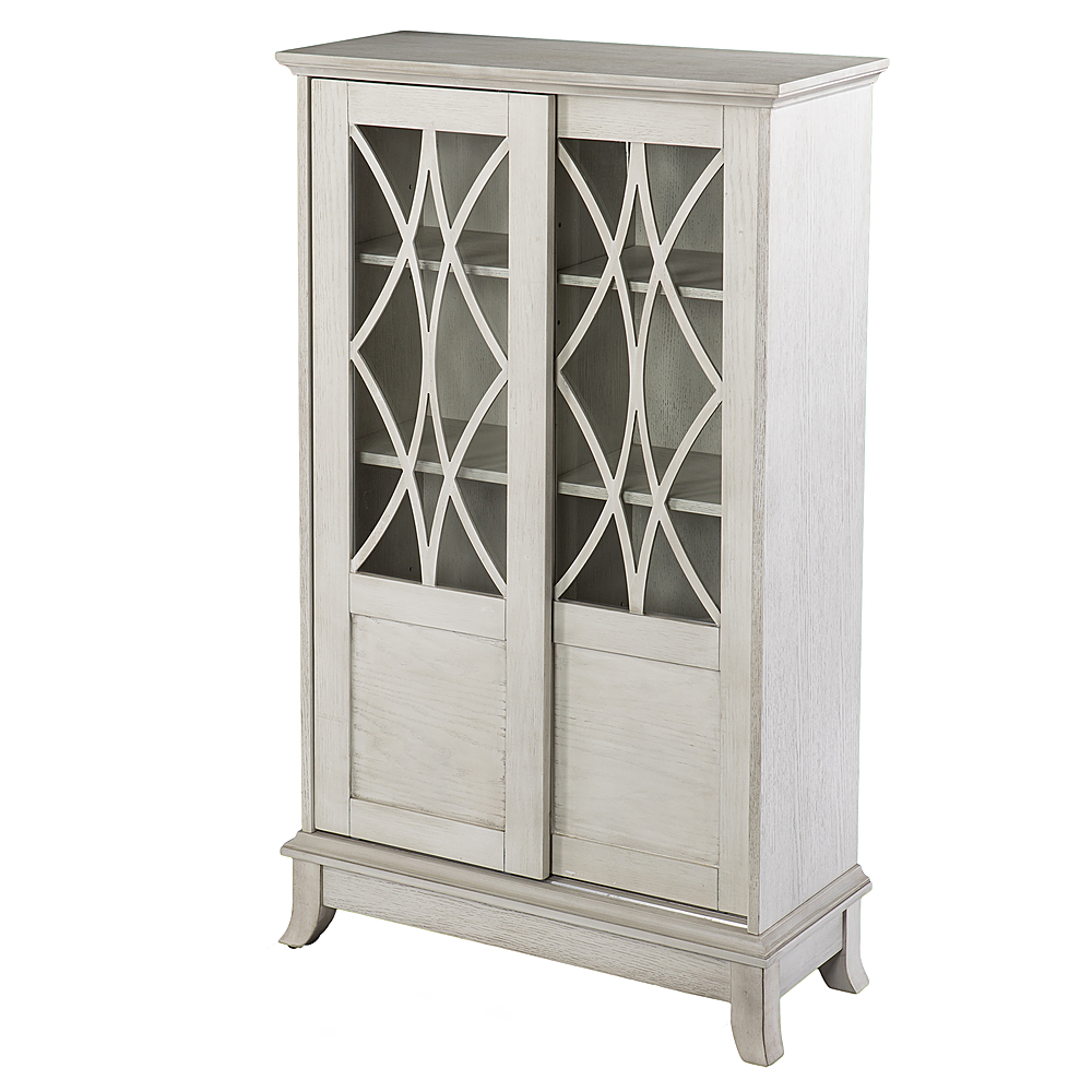 Best Buy: SEI Furniture Brindleford Sliding-Door Cabinet Distressed ...