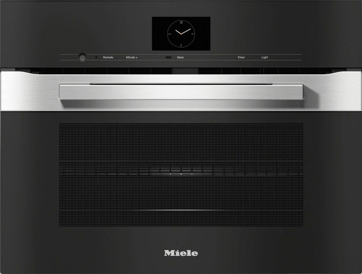 Front. Miele - H 7640 BM AM - Clean Touch Steel.
