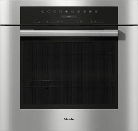 Front. Miele - H 7180 BP - Clean Touch Steel.
