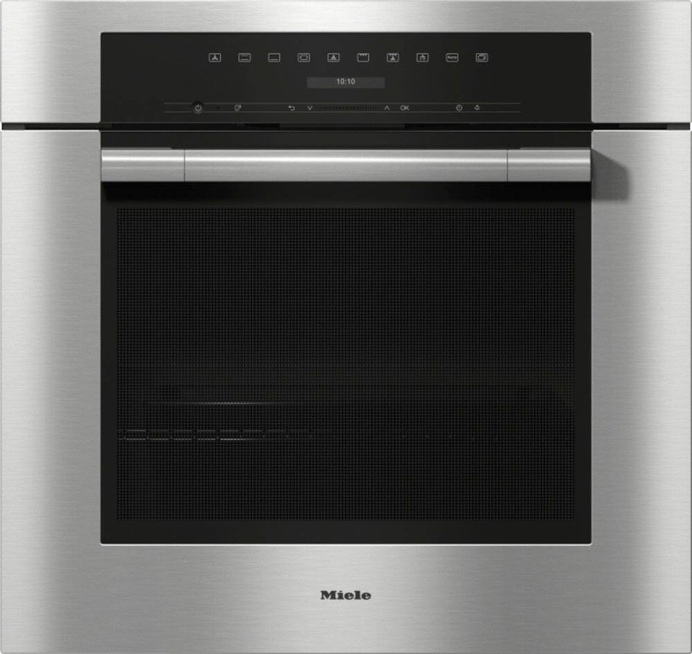 Front. Miele - H 7180 BP - Clean Touch Steel.