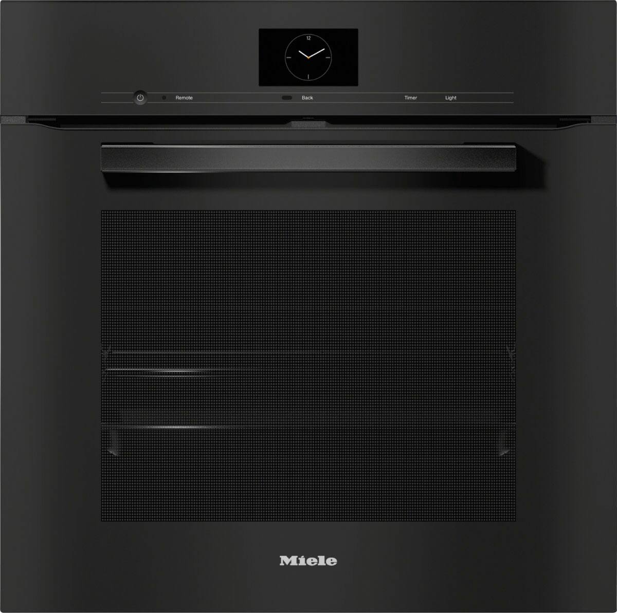 Front. Miele - H 7660 BP AM - Obsidian black.