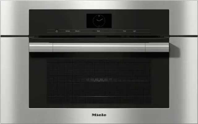 Front. Miele - H 7570 BM - Clean Touch Steel.