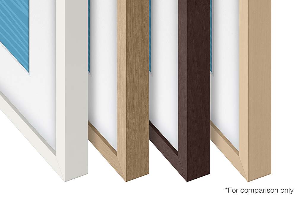 Alt View 14. Samsung - 85" The Frame Customizable Bezel - Modern White.