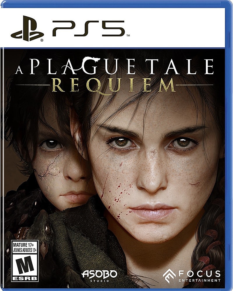The largest text reads "PLAGUETALE REQUIEM."