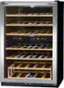 Angle. Frigidaire - 45 Bottle Two-Zone Wine Cooler.