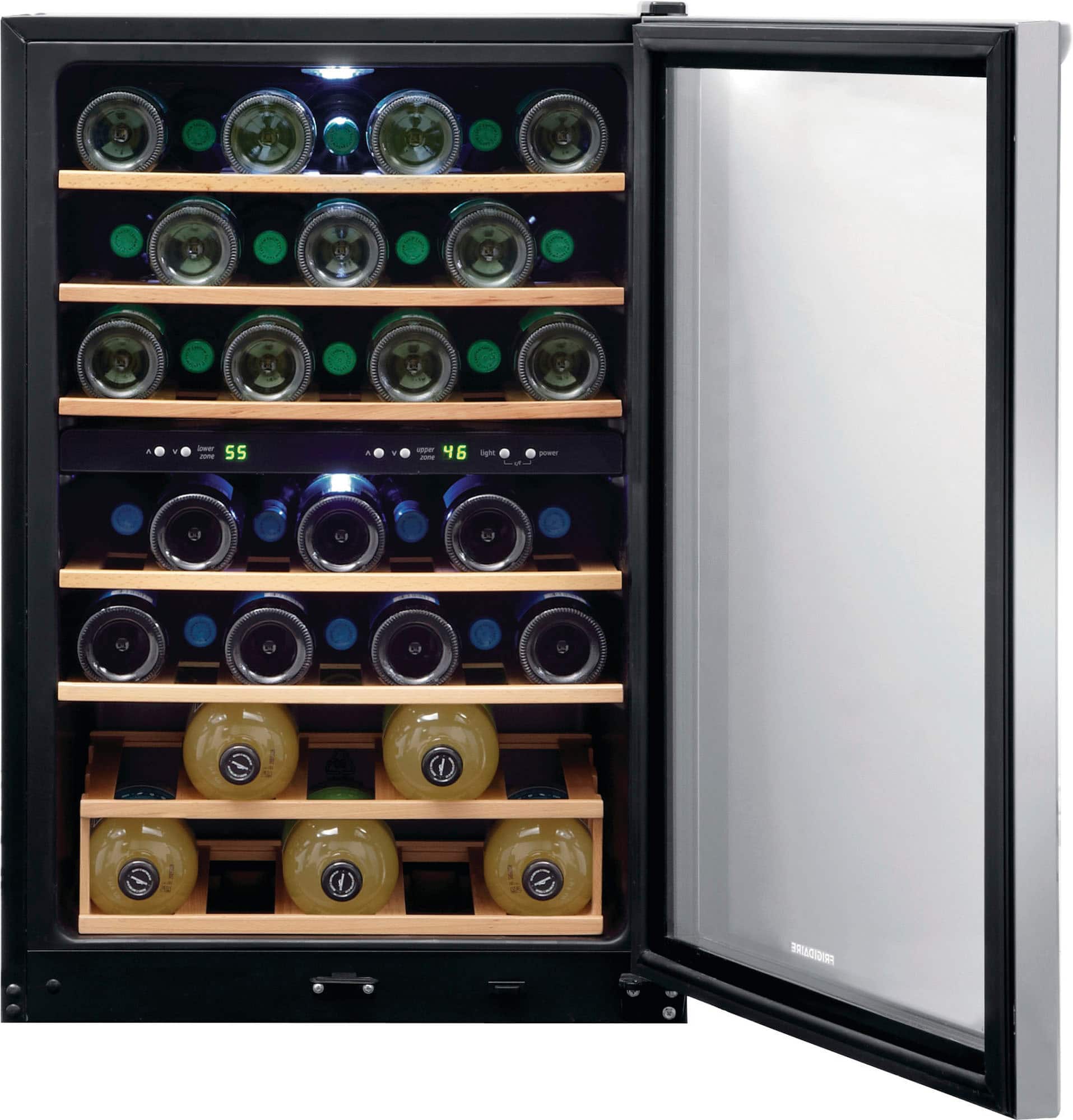 Alt View 16. Frigidaire - 45 Bottle Two-Zone Wine Cooler.