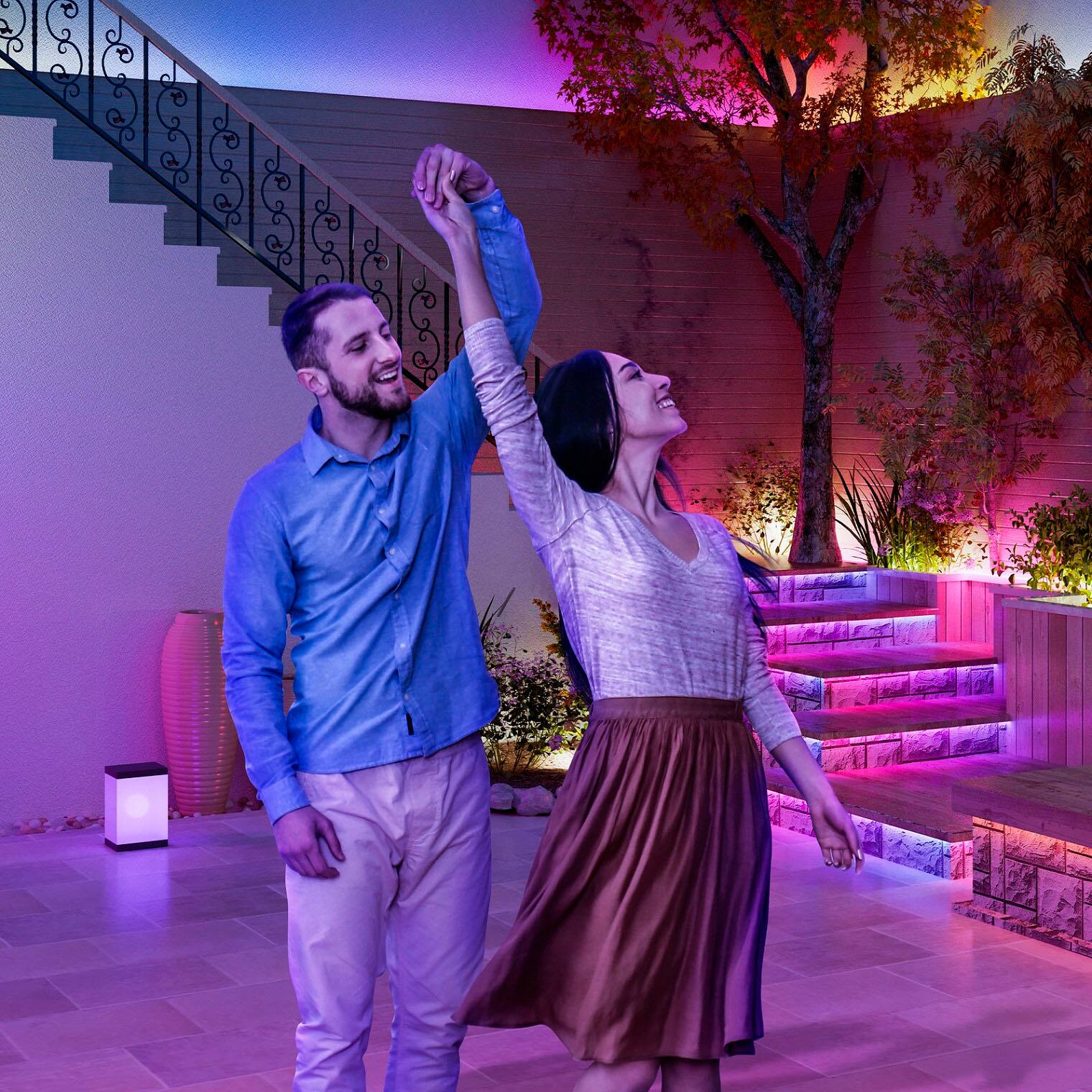 Alt View 16. Govee - Wi-Fi Bluetooth Smart Outdoor LED Strip Light - Multi.