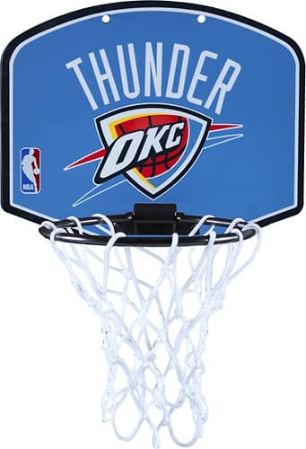Front Standard. Spalding - Oklahoma City Thunder Mini Hoop Set.