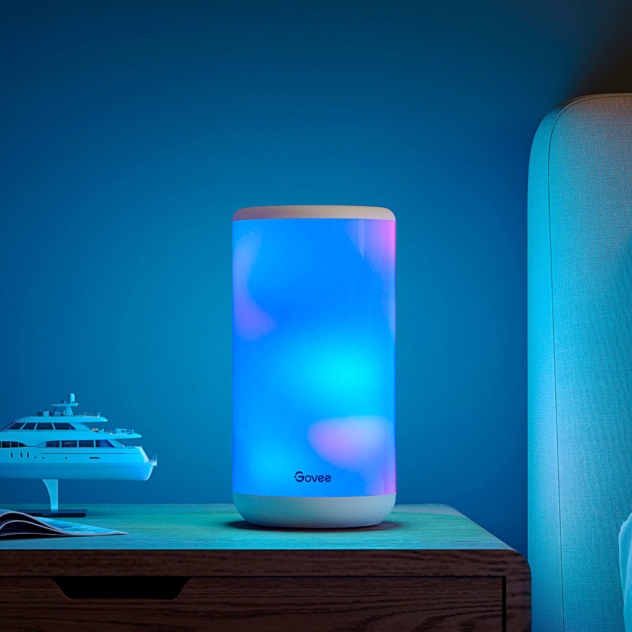 Alt View 15. Govee - Aura Smart Table Lamp - Multi.