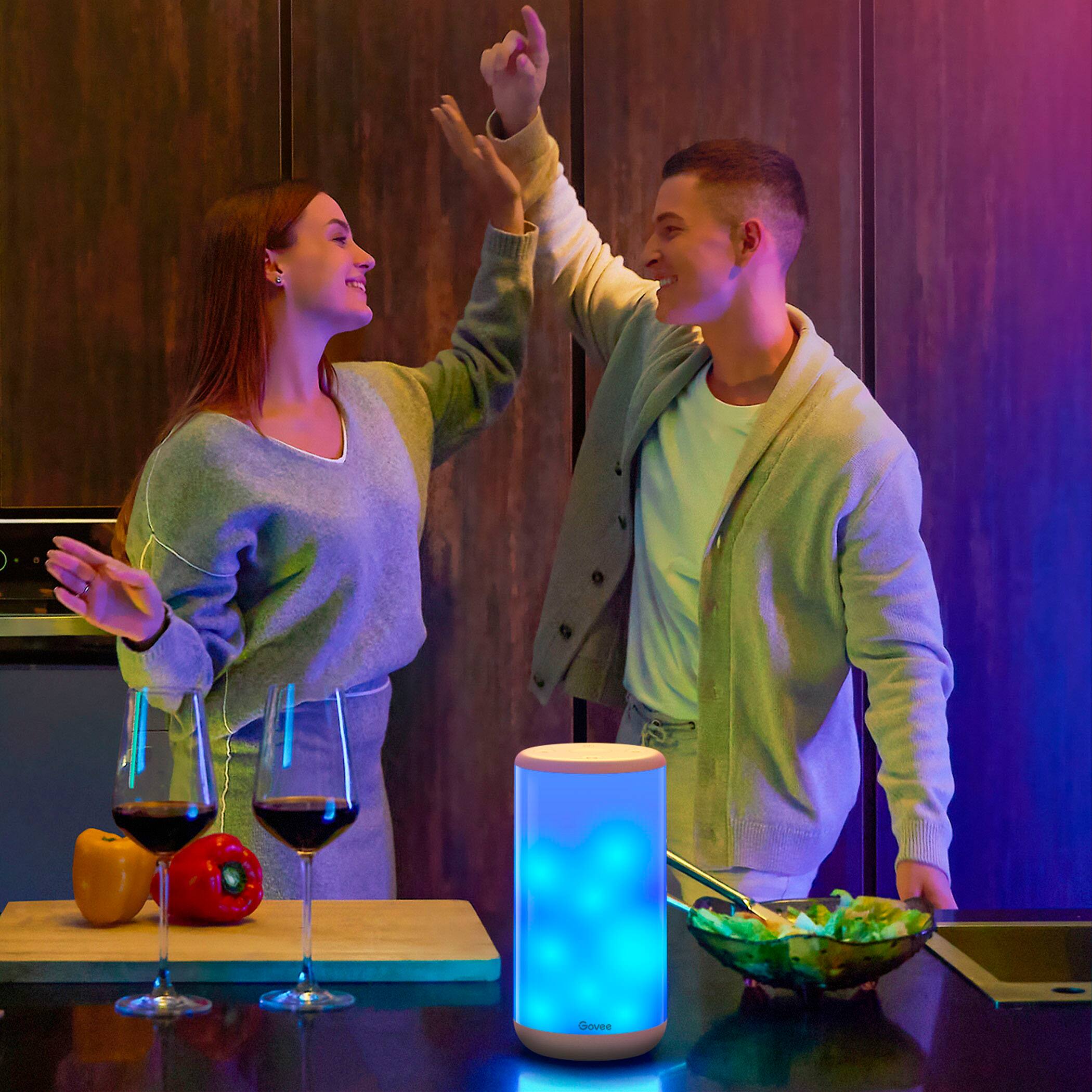 Alt View 17. Govee - Aura Smart Table Lamp - Multi.