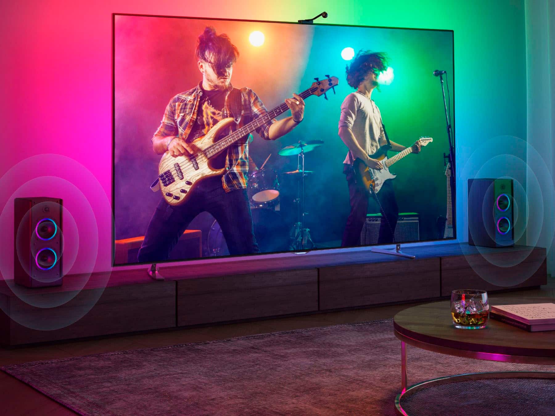 Alt View 13. Govee - Dreamview TV Strip Lights for 75”- 85” TVs - Multi.