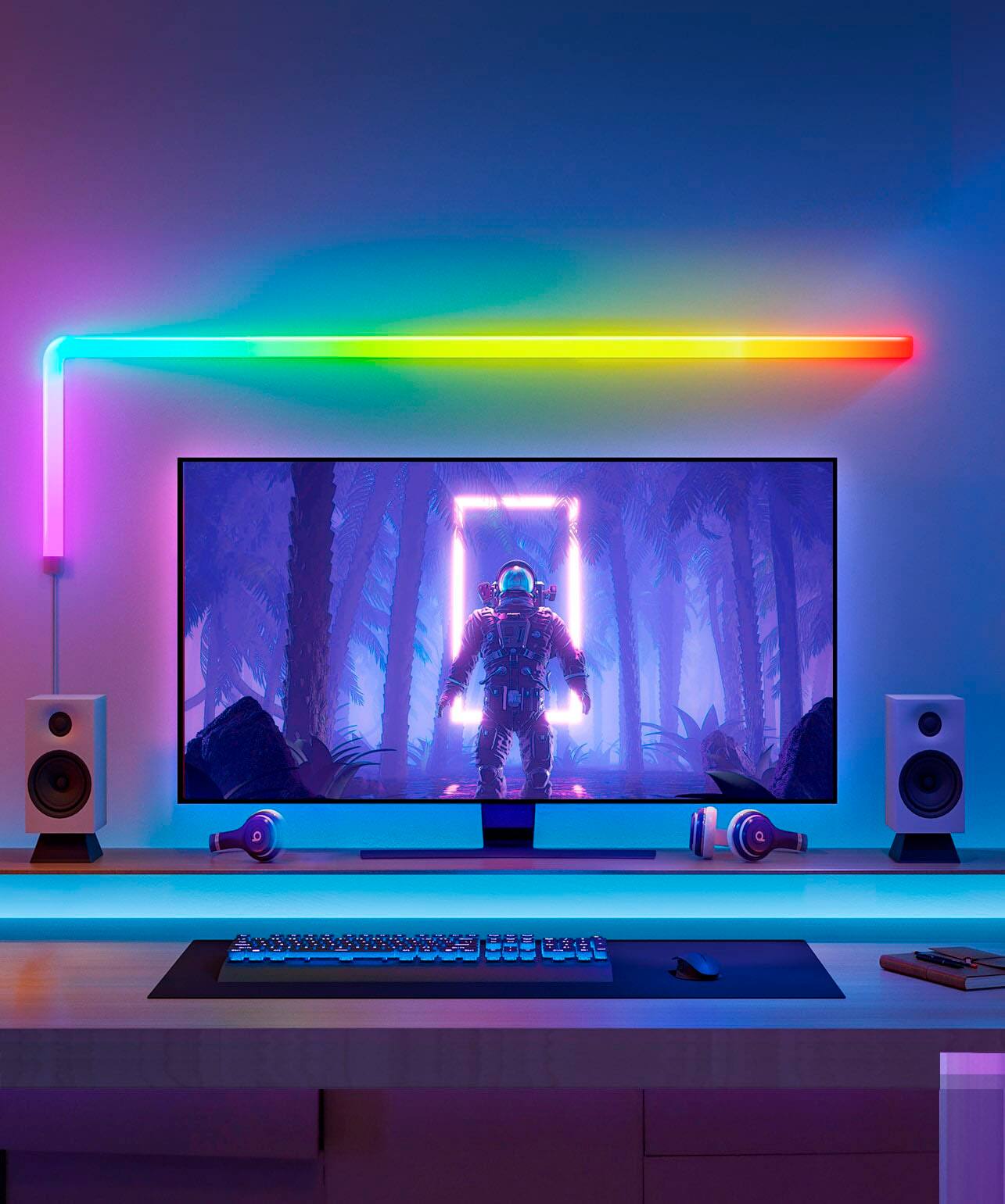 Left. Govee - Glide Wall Light (8+2) - Multi.