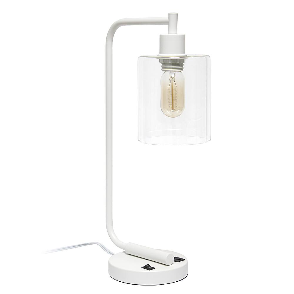 Customer Reviews: Lalia Home Modern Iron Desk Lamp with Glass Shade and ...