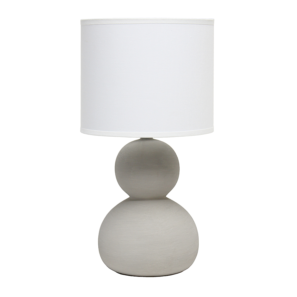 Alternatief voorstel Arthur Conan Doyle Omkleden Simple Designs Stone Age Table Lamp Taupe gray LT1116-TAU - Best Buy