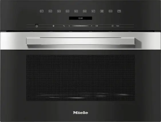 Front. Miele - M 7240 TC AM - Clean Touch Steel.