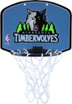 Front Standard. Spalding - Minnesota Timberwolves Mini Hoop Set.