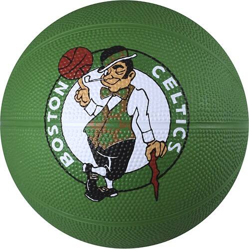 Front Standard. Spalding - Boston Celtics Mini Basketball.