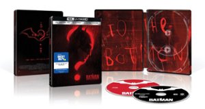 The Batman [SteelBook] [Includes Digital Copy] [4K Ultra HD Blu-ray/Blu-ray] [Only @ Best Buy] [2022] - Front_Zoom