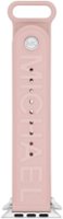 Michael Kors - Blush Logo Rubber Band for Apple Watch 42/44/45mm - Pink - Angle_Zoom