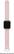 Left. Michael Kors - Blush Logo Rubber Band for Apple Watch 42/44/45mm - Pink.