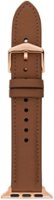 Fossil - Brown Leather Band for 38mm/40mm/41mm Apple Watch® - Angle_Zoom