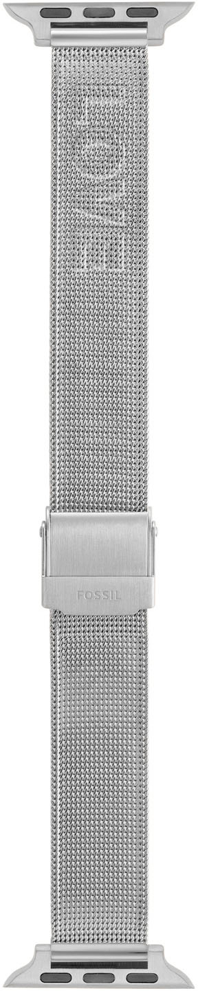 Angle View: Fossil - Love Stainless Steel Mesh Band for 38mm/40mm/41mm Apple Watch®