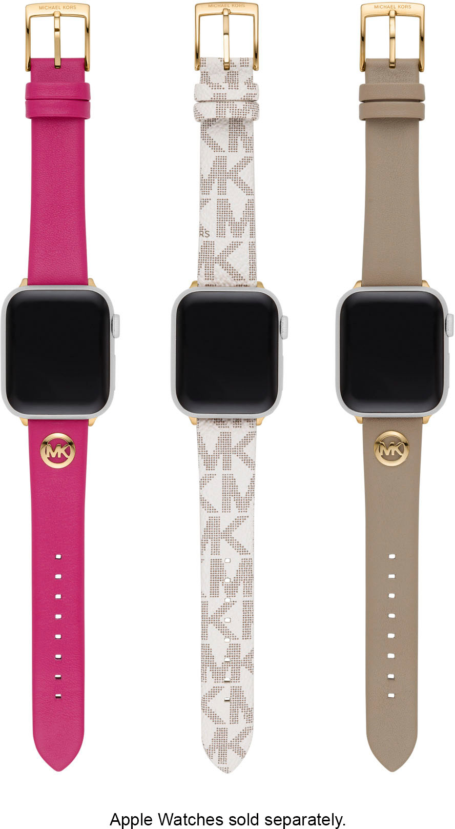 MICHAEL KORS Multicolor Leather 38Mm/40Mm/41Mm Apple Watch® Band  Interchangeable Set Mks8010Set