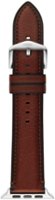 Fossil - Brown Leather Band for 42mm/44mm/45mm Apple Watch® - Angle_Zoom