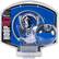 Angle Standard. Spalding - Dallas Mavericks Mini Hoop Set.