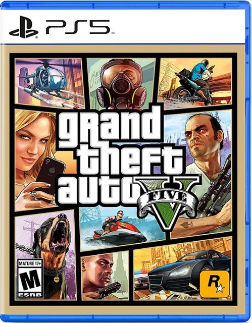 Front Zoom. Grand Theft Auto V Standard Edition - PlayStation 5.