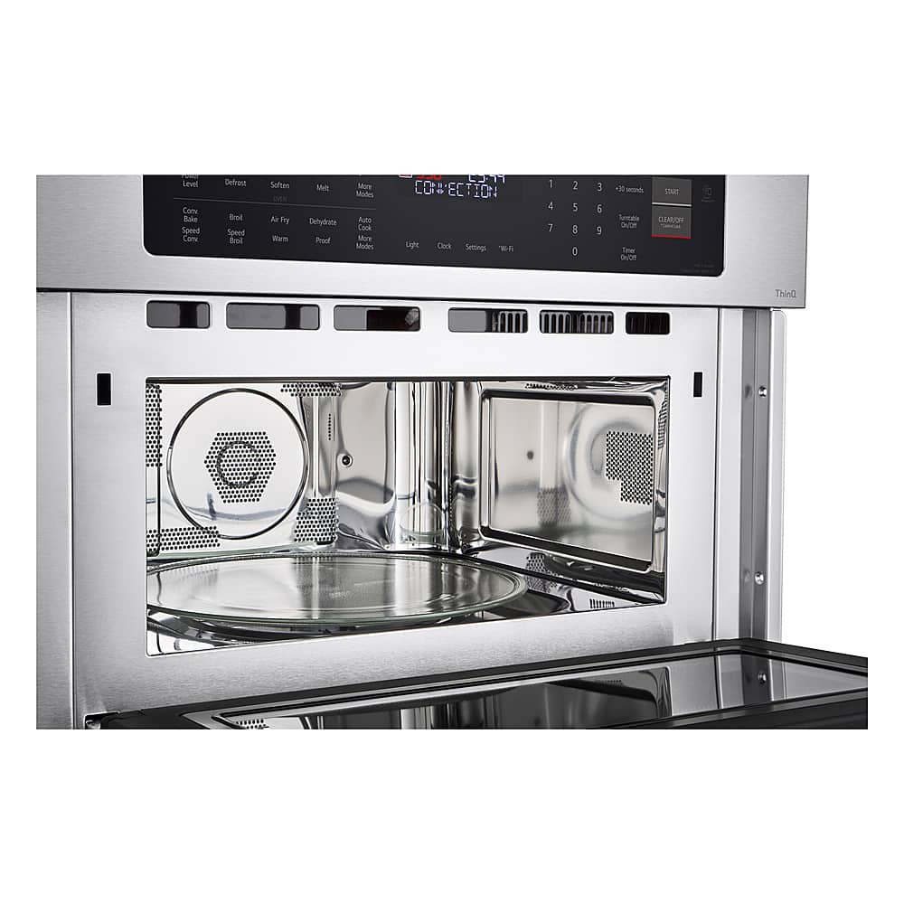 Alt View 20. LG - 1.7 Cu. Ft. Convection Built-In Microwave with Sensor Cooking and Air Fry - Stainless Steel.
