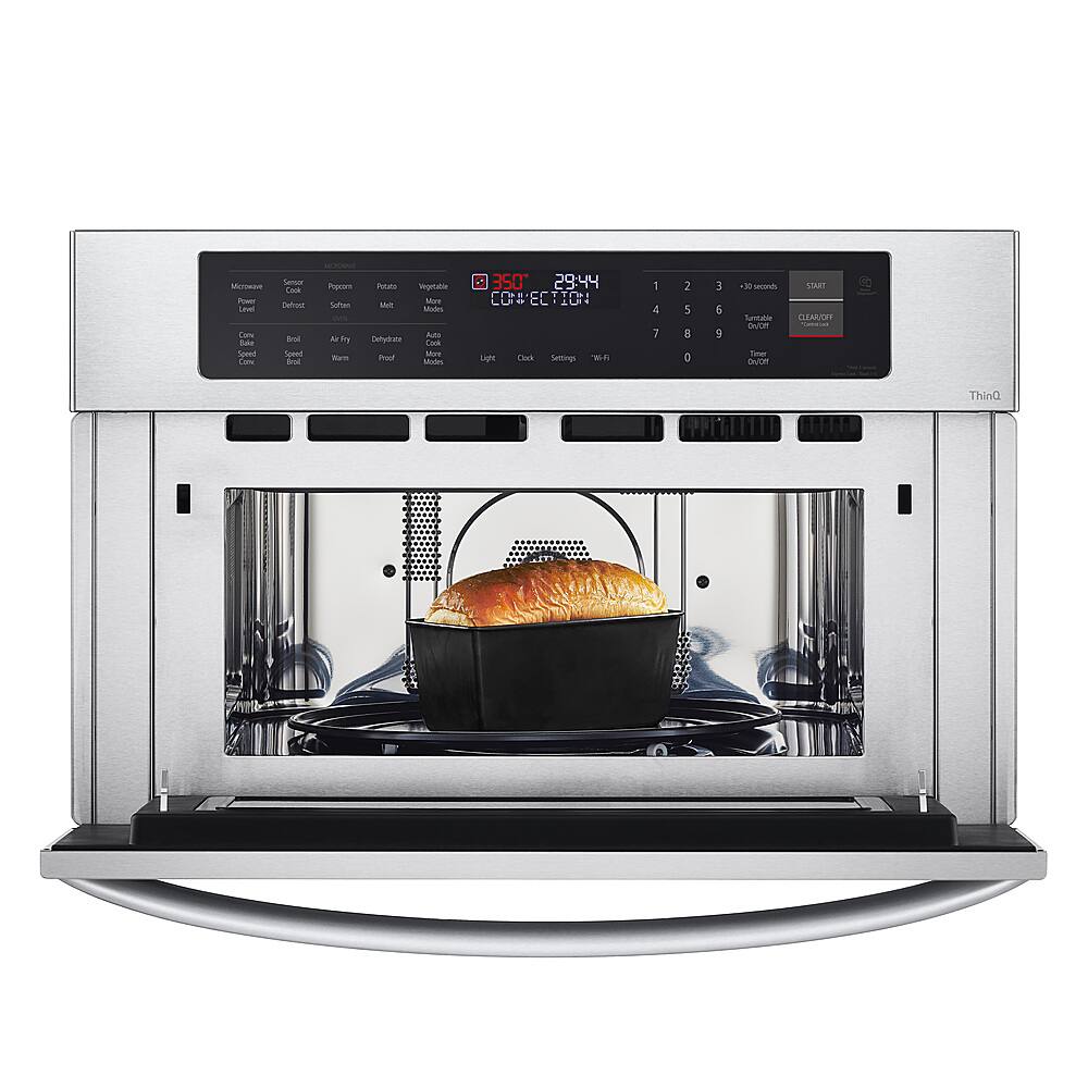 Alt View 21. LG - 1.7 Cu. Ft. Convection Built-In Microwave with Sensor Cooking and Air Fry - Stainless Steel.