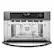 Alt View 15. LG - 1.7 Cu. Ft. Convection Built In Microwave with Sensor Cooking and Air Fry - Black Stainless Steel.