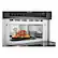 Alt View 24. LG - 1.7 Cu. Ft. Convection Built In Microwave with Sensor Cooking and Air Fry - Black Stainless Steel.