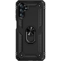 SaharaCase - Military Kickstand Series Case for Samsung Galaxy A13 5G - Black - Front_Zoom