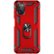 Front Zoom. SaharaCase - Military Kickstand Case for Samsung Galaxy A03 and A03s - Red.