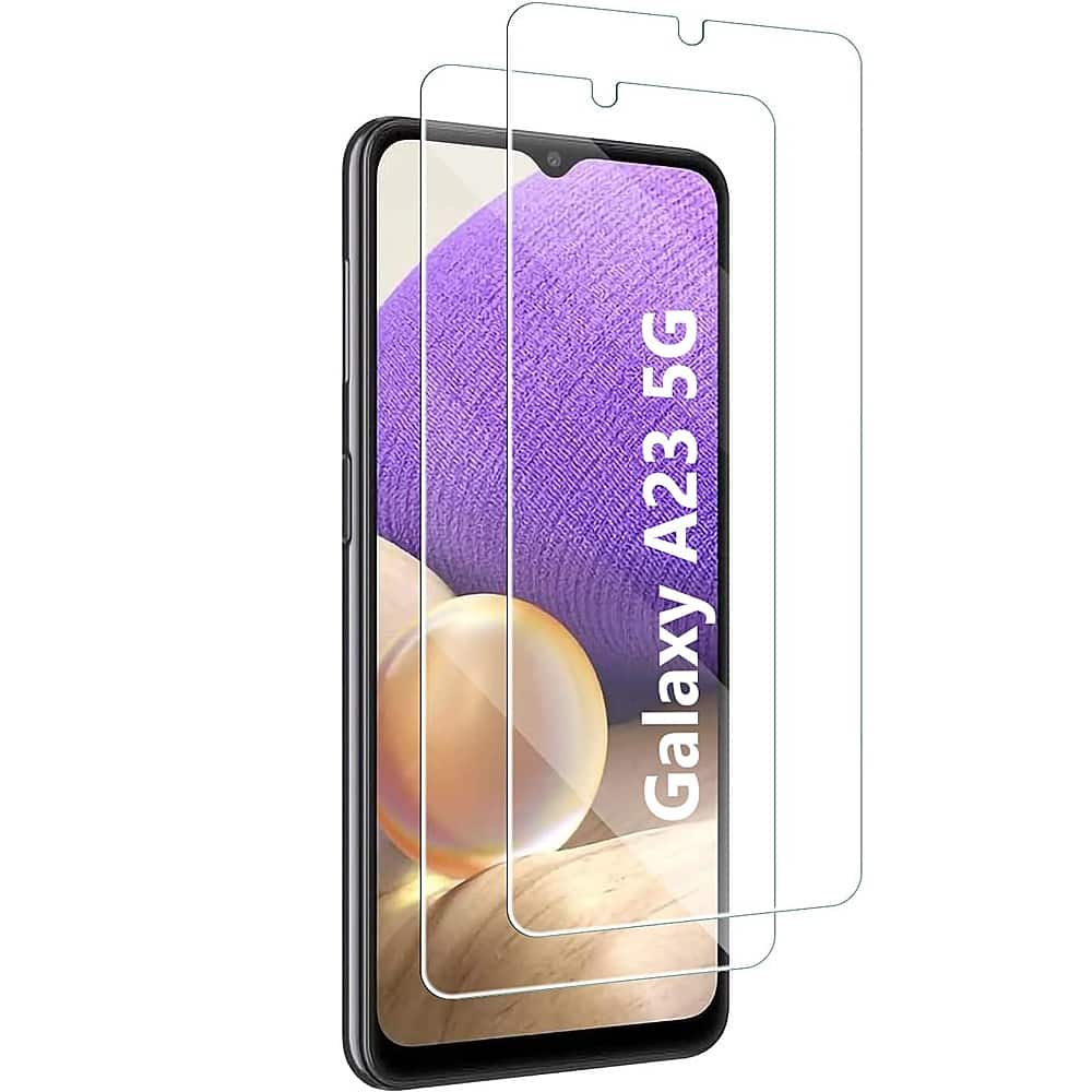 SUP Design for Galaxy A23 4G Case with Tempered Glass Back Cover Shockproof  Mirror Cover for Samsung Galaxy A23 4G Supreme Cases